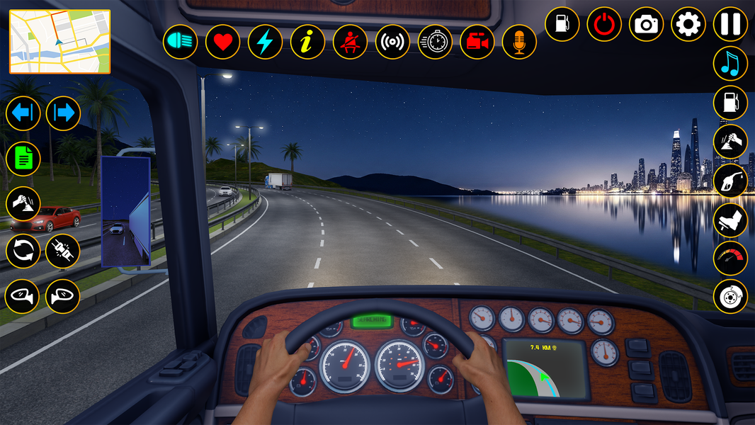 Truck Simulator: 3D Truck Game - Gameplay image of android game