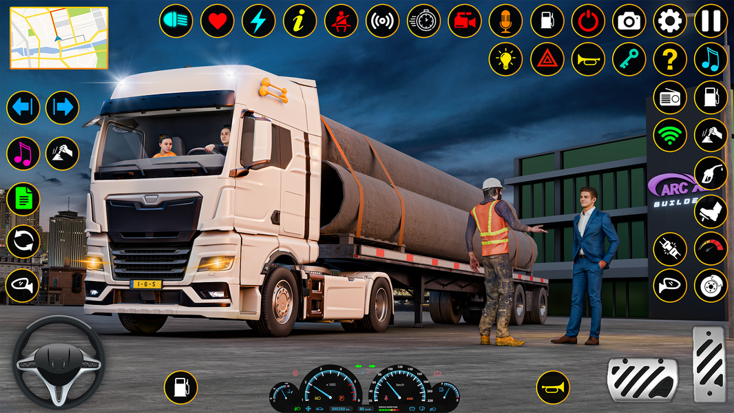 Truck Simulator: 3D Truck Game - Gameplay image of android game