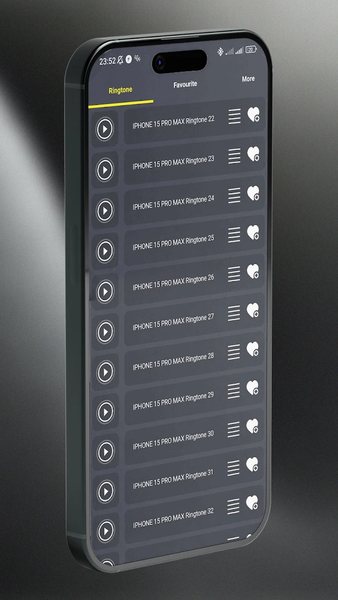 Ringtone for IPHONE 15 PRO MAX - Image screenshot of android app