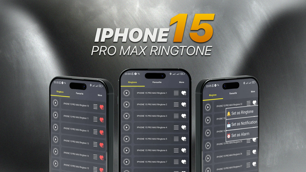 Ringtone for IPHONE 15 PRO MAX - Image screenshot of android app