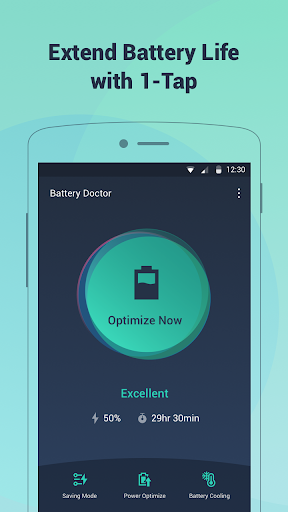 Battery Doctor-Battery Life Saver & Battery Cooler - Image screenshot of android app
