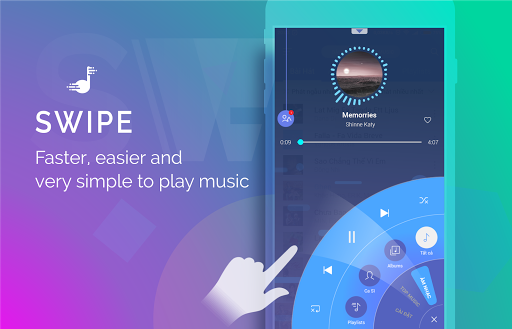 iPlay Music - Swipe Music Player, Quick Mp۳ Player - عکس برنامه موبایلی اندروید