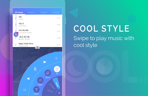 iPlay Music - Swipe Music Player, Quick Mp3 Player - Image screenshot of android app