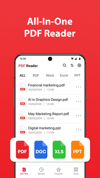 PDF Reader - PDF Converter - عکس برنامه موبایلی اندروید