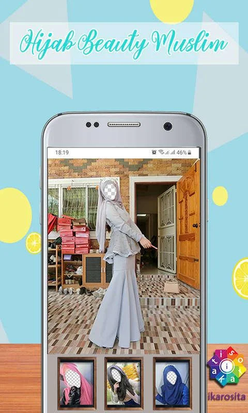 Hijab Beauty Muslim - Image screenshot of android app