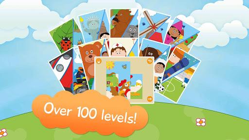 100+ Kids Sliding Puzzle Free - Gameplay image of android game