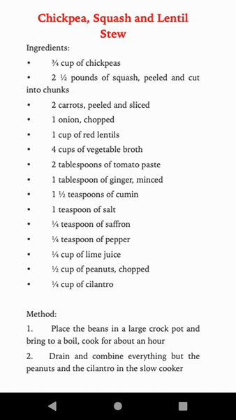 Anti Inflammatory Cookbook - Image screenshot of android app