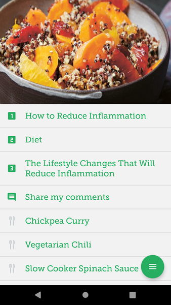 Anti Inflammatory Cookbook - Image screenshot of android app