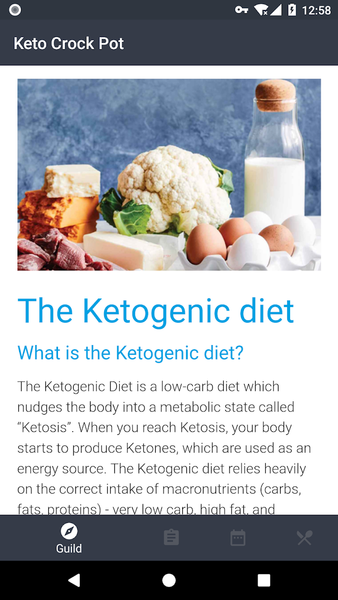 Keto Crock Pot Cookbook - Image screenshot of android app