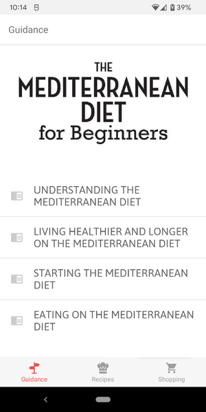 Mediterranean Diet Beginner - عکس برنامه موبایلی اندروید