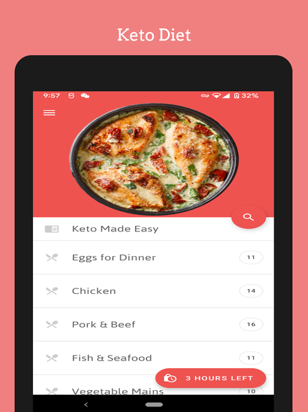 Keto One Pot Cookbook - عکس برنامه موبایلی اندروید