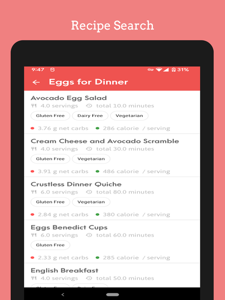 Keto One Pot Cookbook - عکس برنامه موبایلی اندروید