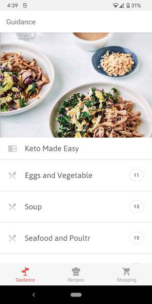 Keto Pressure Cooker Cookbook - Image screenshot of android app