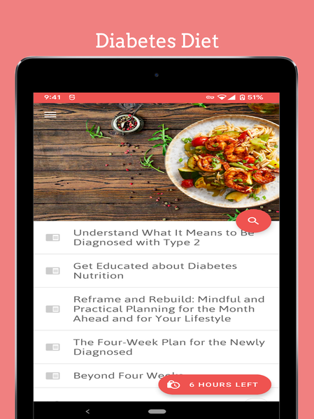 Diabetic Cookbook and Plan - عکس برنامه موبایلی اندروید