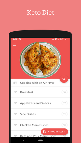 Keto Air Fryer Cookbook - عکس برنامه موبایلی اندروید