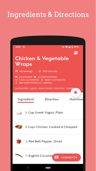 Easy Mediterranean Diet - عکس برنامه موبایلی اندروید