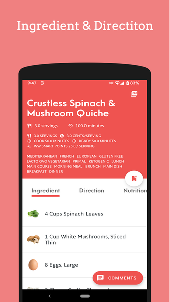 Keto Diabetic Cookbook - عکس برنامه موبایلی اندروید