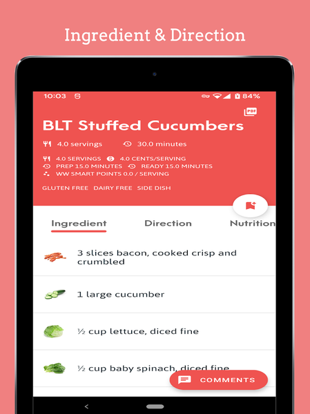 Diabetic Cookbook for Beginner - عکس برنامه موبایلی اندروید