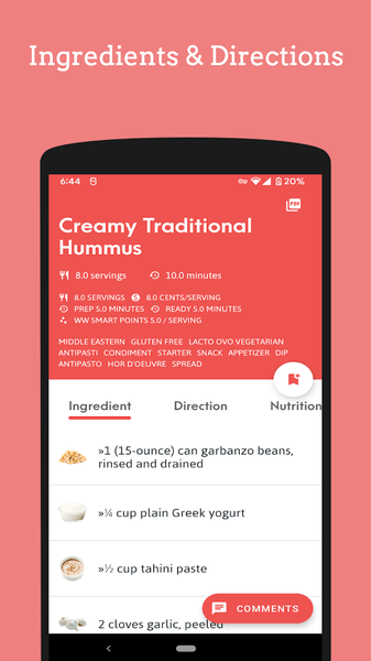 Easy Mediterranean Diet - عکس برنامه موبایلی اندروید