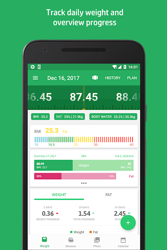Weight Track Assistant - عکس برنامه موبایلی اندروید
