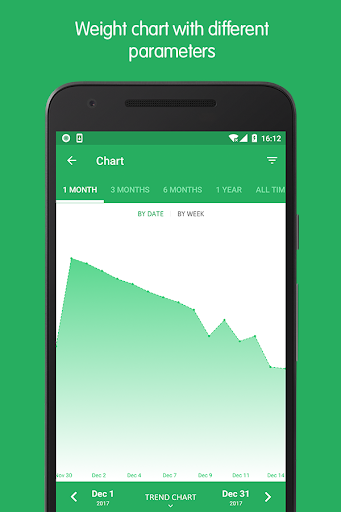 Weight Track Assistant - عکس برنامه موبایلی اندروید