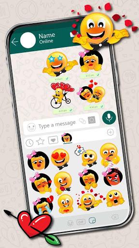 Forever In Love Emoji Stickers - Image screenshot of android app