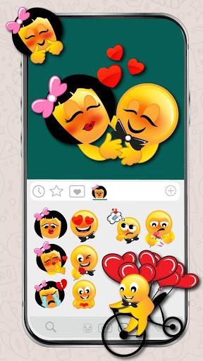 Forever In Love Emoji Stickers - Image screenshot of android app