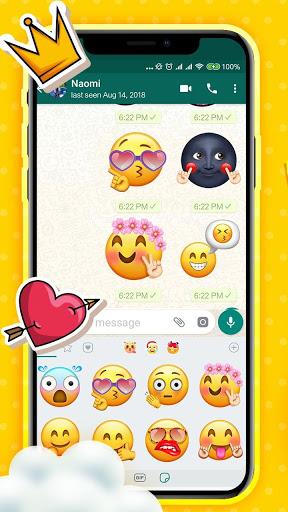 New Funky Emoji Stickers - Image screenshot of android app