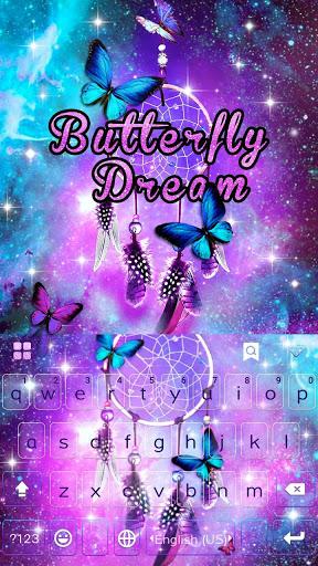 Butterflydream Keyboard Theme - Image screenshot of android app