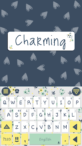 Charming Keyboard Theme - Image screenshot of android app