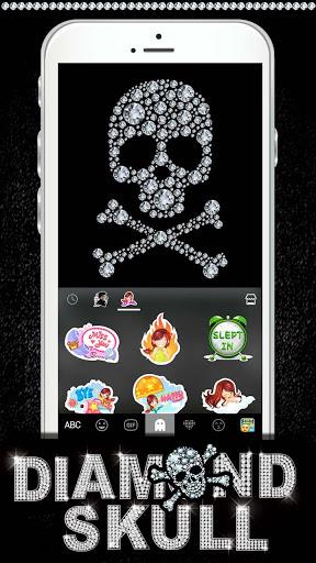 Diamondskull Keyboard Theme - عکس برنامه موبایلی اندروید