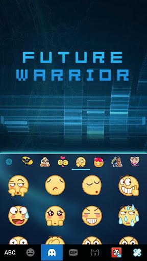 Future Warrior Kika Keyboard - Image screenshot of android app