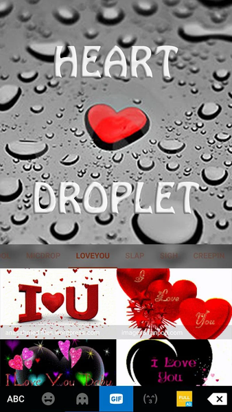 HeartDroplet Theme - Image screenshot of android app
