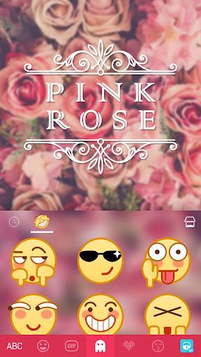 Pink Rose Keyboard - rose keyboard - عکس برنامه موبایلی اندروید