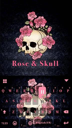 Roseskull Keyboard Theme - Image screenshot of android app