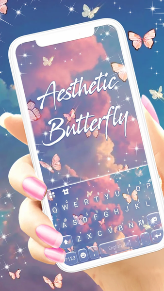 Aesthetic Butterfly Theme - Image screenshot of android app