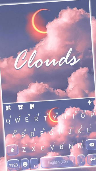 Aesthetic Clouds Theme - Image screenshot of android app