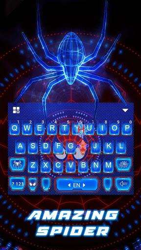 Blue Spider Keyboard - Image screenshot of android app