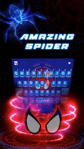 Blue Spider Keyboard - عکس برنامه موبایلی اندروید