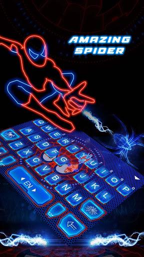 Blue Spider Keyboard - عکس برنامه موبایلی اندروید