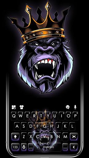 Angry Ape King Keyboard Theme - عکس برنامه موبایلی اندروید