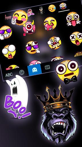 Angry Ape King Keyboard Theme - Image screenshot of android app