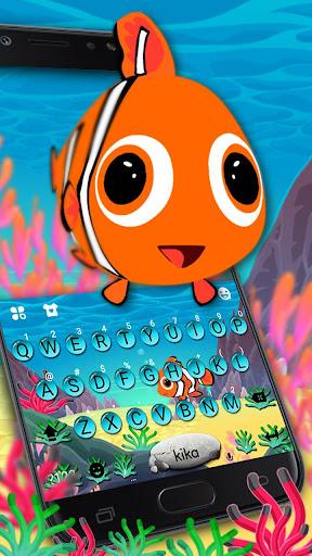 Animated Crown Fish Keyboard T - Image screenshot of android app