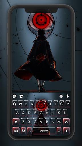 Anime Sharingan Keyboard Background - Image screenshot of android app