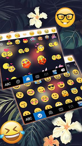 Autumn Floral Keyboard Theme - عکس برنامه موبایلی اندروید