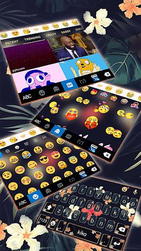 Autumn Floral Keyboard Theme - عکس برنامه موبایلی اندروید