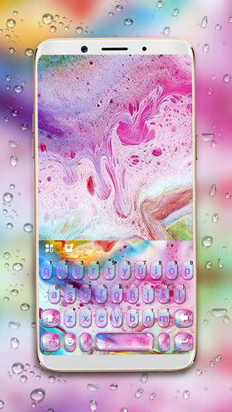 Bath Bubbles Keyboard Theme - عکس برنامه موبایلی اندروید