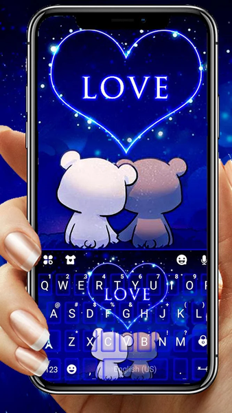Bear Couple Love Theme - Image screenshot of android app