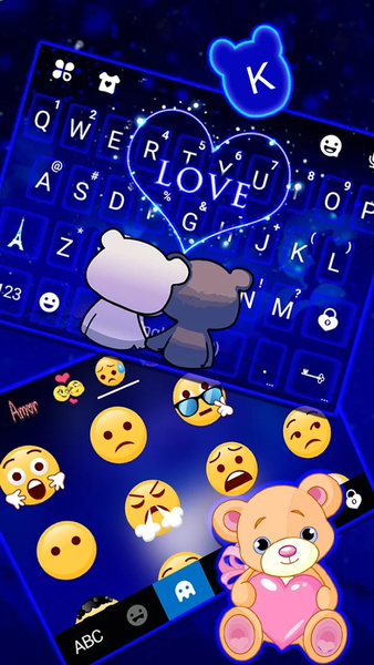 Bear Couple Love Theme - عکس برنامه موبایلی اندروید