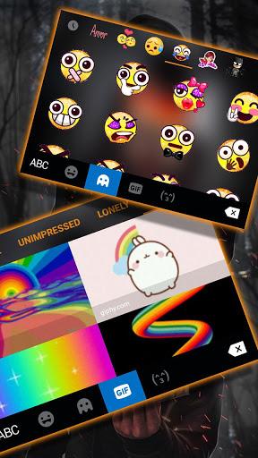 Bio Hazard Fire Keyboard Theme - عکس برنامه موبایلی اندروید